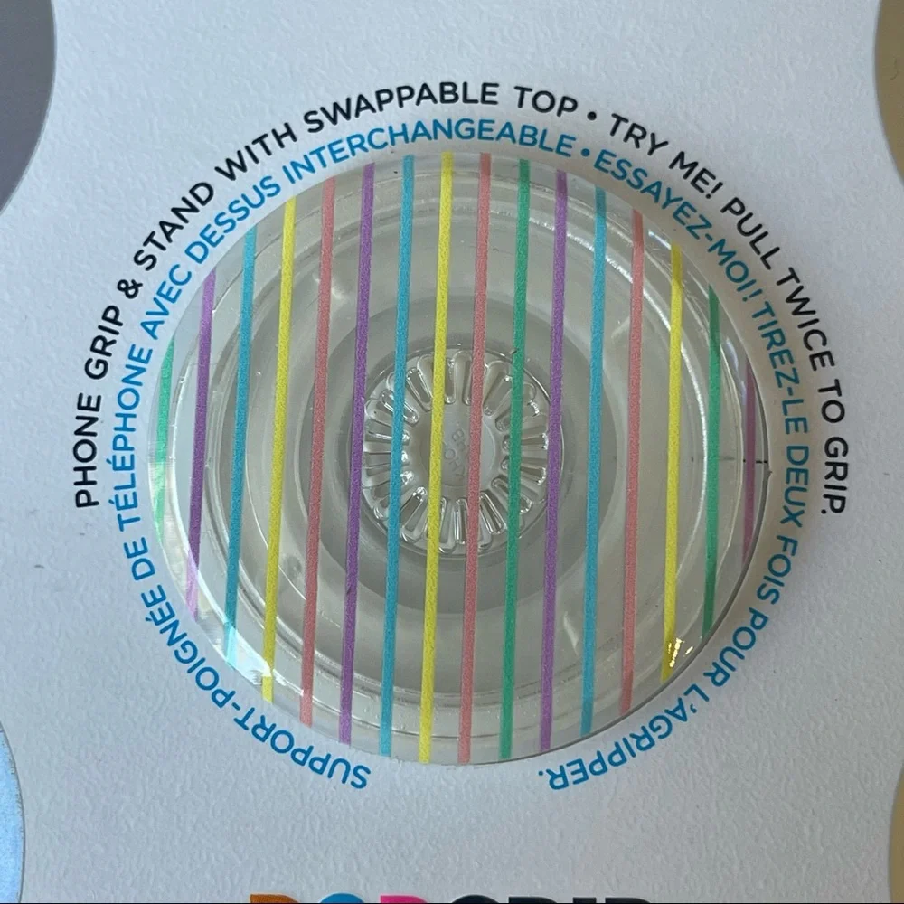 Popsocket - Translucent Colorblock Stripe
